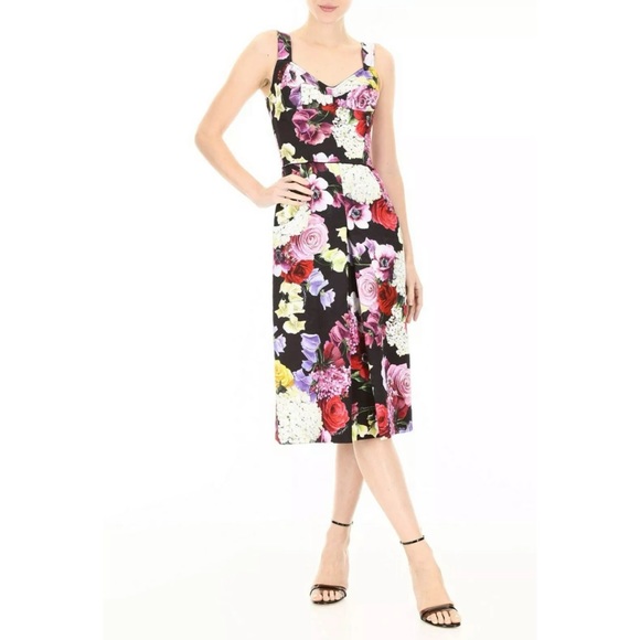 DOLCE & GABBANA Floral BROCADE Bustier Dress 44/6 - Picture 8 of 13